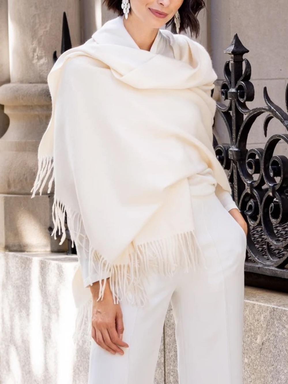 sofiacashmere Cashmere Elegante Wrap